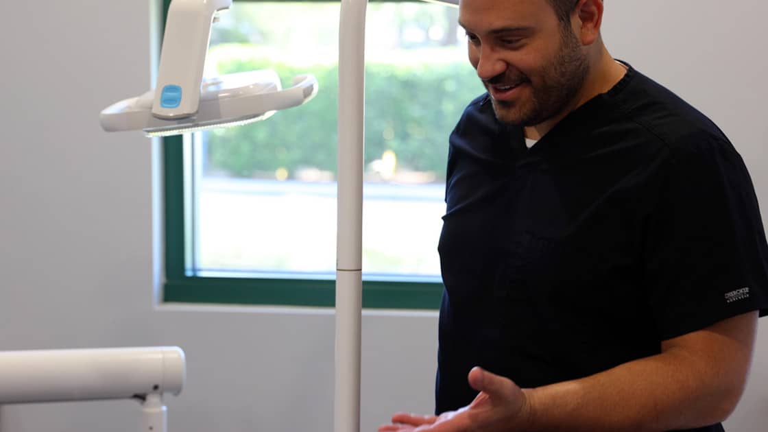 doctor greeting patient